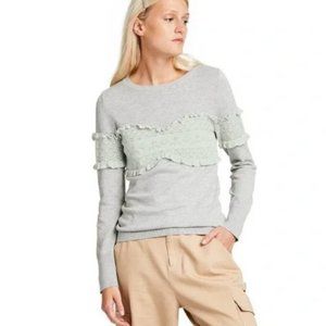Sandy Liang x Target  Women's Crewneck Laced Pullover Sweater